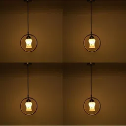 1ST TIME White & Yellow Textured Ceiling Lamp-picture-28