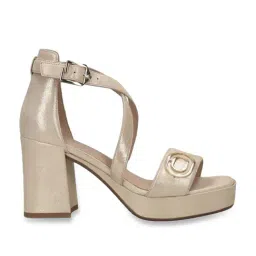 Bagatt Women's Cesena Beige Ankle Strap Sandals-picture-42