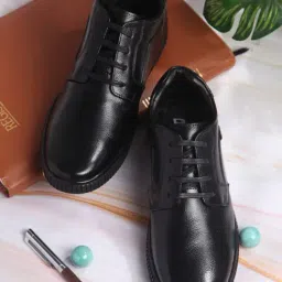 ID Men's Black Derby Shoes-image-83