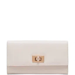 Anne Klein White Solid Wallet For Women-image-11