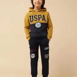 U.S. Polo Assn. Boys Yellow Cotton Applique Sweatshirt-picture-39