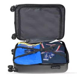 SWISS MILITARY Contour 38 L & 13.2 L Multicolor ABS Luggage Bag & Foldable Backpack Combo, HTL99_BP6 image 3