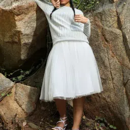 Campus Sutra Grey Full Sleeves Sweater image 5