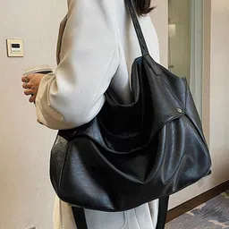 KPOP Women Solid Structured Shoulder Bag image 3