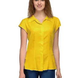 PATRORNA Mustard Regular Fit Shirt-picture-30