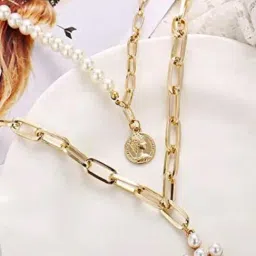 YouBella Multi Layer Necklace Jewellery Multi Strand image 2