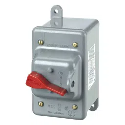 HUBBELL WIRING DEVICES SW DISCONNECTOR, 2P, 30A, 600VAC, FLANGE, HBL13R22-picture-17