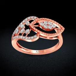Joyalukkas 18k Gold Lustrous Diamond Casual Ring for Women-image-6