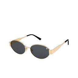 Fashion U Turn Unisex Oval Sunglasses Pushapagoldblack-picture-42