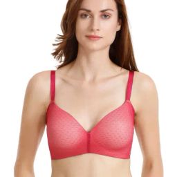 Zivame Red Non Wired Padded T-Shirt Bra-picture-11