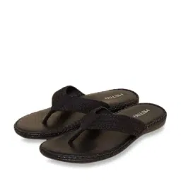 Metro Women's Black Leather Slip-Ons-picture-12