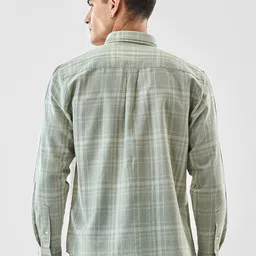 Snitch Men Checked Button-Down Collar Casual Shirt image 3