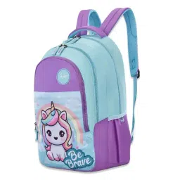 Skybags Blue & Purple Spring Summer Printed Backpack image 5