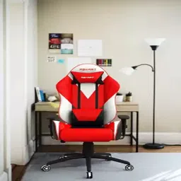 REKART Ergonomic Adjustable Revolving Office, Gaming Chair (RGC-03) Red & White image 5