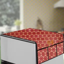 The Furnishing Tree Maroon Printed Air Conditioner Cover-picture-15