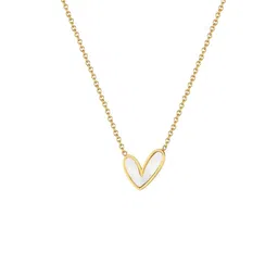 Jewels Galaxy Gold-Plated Stainless Steel Heart Themed Pendant Chain image 5