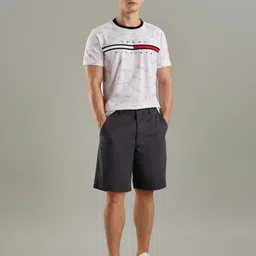 Tommy Hilfiger Brand Logo Printed Pure Cotton T-shirt image 3