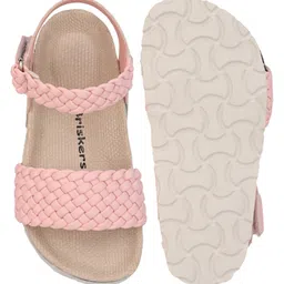 Briskers Basket Weave Designed Sandals - Pink image 5