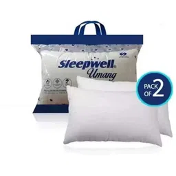 Sleepwell White 2 Pieces Microfibre Rectangle Sleep Pillows-picture-20