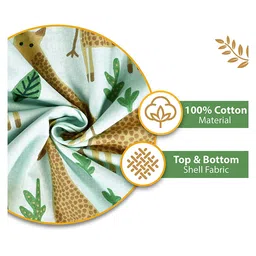 Divine Casa 100% Cotton Toddler Baby Blanket | Skin-Friendly Swaddle Dohar (Hushed Blue) image 5