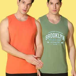 WOOSTRO Men Typography 2 Printed Raw Edge Slim Fit T-shirt image 3