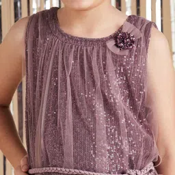 Cherry & Jerry Girls Sequinned Net A-Line Dress image 5