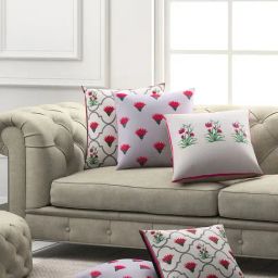 SEJ by Nisha Gupta Multicolor Cushion Covers - Set of 5-picture-9