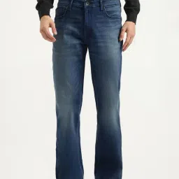 United Colors of Benetton Solid Boot-Leg Fit Jeans-picture-11