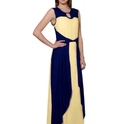 PATRORNA Navy & Gold Nighty-image-8