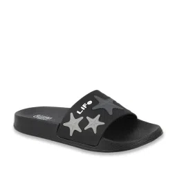 WELCOME Women W STAR Black Slides image 3