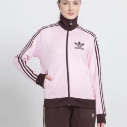 Adidas Originals Pink Striped Sports Jacket-picture-32