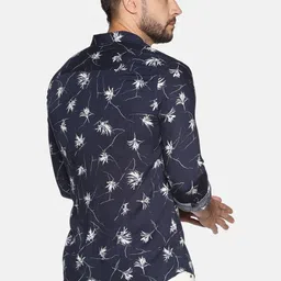 SHOWOFFFF Men Classic Slim Fit Floral Printed Casual Shirt image 2