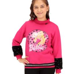 Cutecumber Kids Pink Printed Full Sleeves Sweatshirt-picture-17