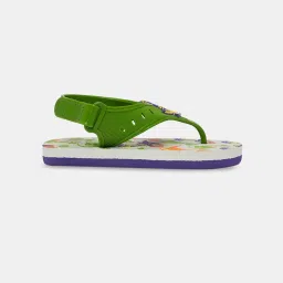 Pantaloons Junior Green & White Flip Flops image 3
