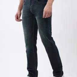 Monte Carlo Green Solid Straight Fit Jeans image 4