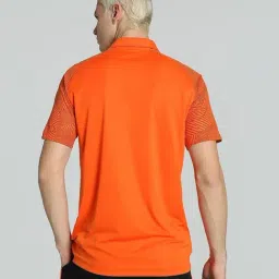 Puma Teamsport Orange Regular Fit Printed Sports Polo image 2