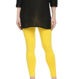 Dollar Missy Yellow Cotton Leggings-picture-40