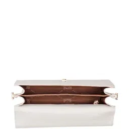 Anne Klein White Textured Satchel Handbag image 3