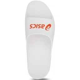 Asics Mens AS001 White & True Red Slides image 3