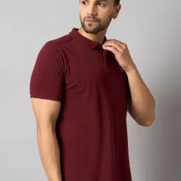 Club York Maroon Regular Fit Polo T-Shirt image 3
