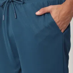 R&B Teal Polyester Regular Fit Shorts image 5