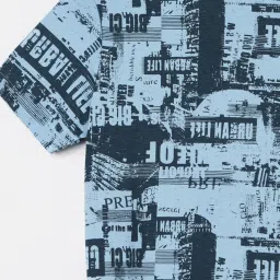 Fame Forever by Lifestyle Boys Blue Regular Fit T-Shirt image 3