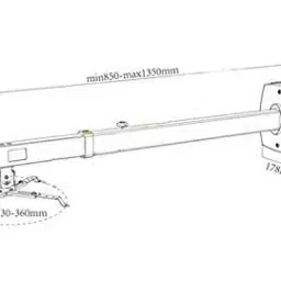 Audiovan Aluminium Universal Projector Short 1.4 kg image 4