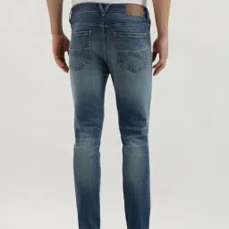 United Colors of Benetton Blue Regular Fit Distressed Jeans image 2