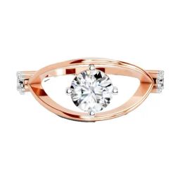 Sparkles Lab Grown Diamond 14k (585) Rose Gold Ring for Women-picture-15