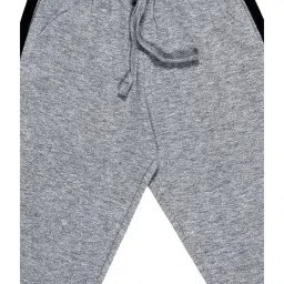 Bodycare Kids Grey Melange Textured Trackpants image 3