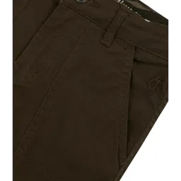 Gini & Jony Kids Brown Solid Bermuda image 3