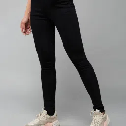 DOLCE CRUDO Black High Rise Jeans image 3
