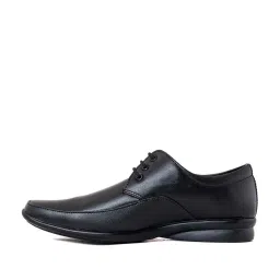 khadim Dunford by Khadims Men's Black Derby Shoes image 3