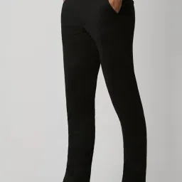 Van Heusen Black Slim Fit Texture Trousers image 3